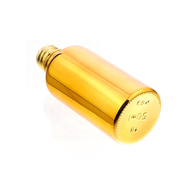 Skincare Packaging 1 oz 30ml Essential Oil Gold Glass Dropper Bottle With Measurement Markings