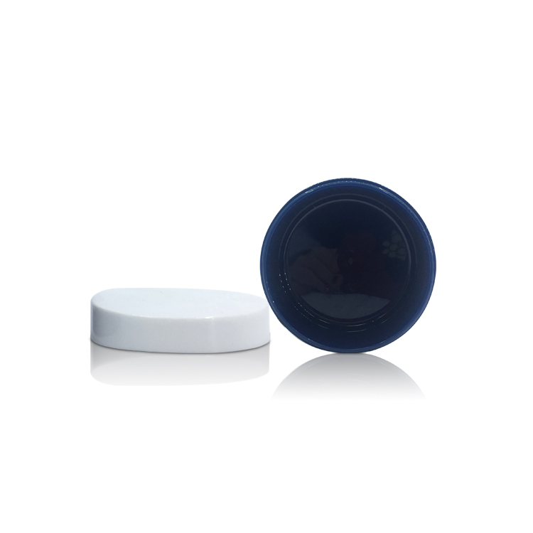 Skincare Packaging Container Round Blue Facial Cream Neck Care Plastic Jar 120g