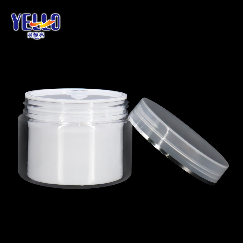 Skincare Packaging Custom Empty Clear Double Wall 15ml 30ml 50ml 100ml 150ml 200ml Cosmetic Plastic Jar