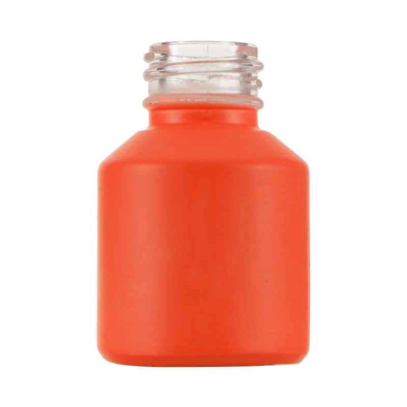 Skincare Packaging Pastel Matte Orange 15ml 30ml Essential Oil Tincture Glass Serum Bottle with Dropper