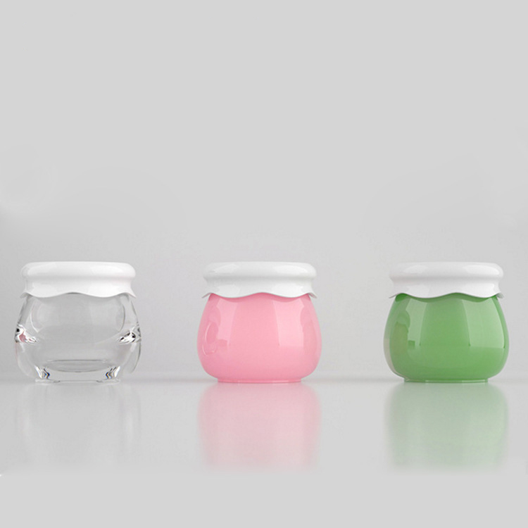 Skincare Packaging Plastic mini cute 10ml cream jar face skin cream jar lip balm container jar