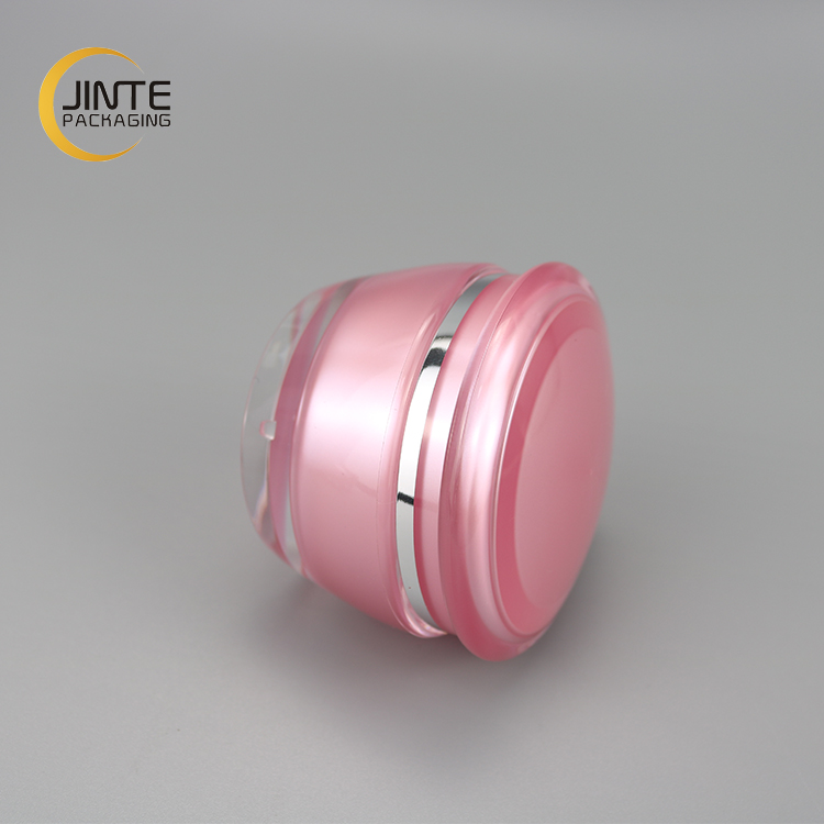 Skincare Packaging Sets Summer Pink Color Women's Care Packaging 15ml 30ml 50ml Acrylic Cream Jar