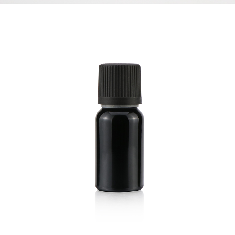 Skincare packaging 10ml 15ml 20ml 30ml 50ml 100ml essential oil round uv dark violet cosmetic glass bottles with screw cap