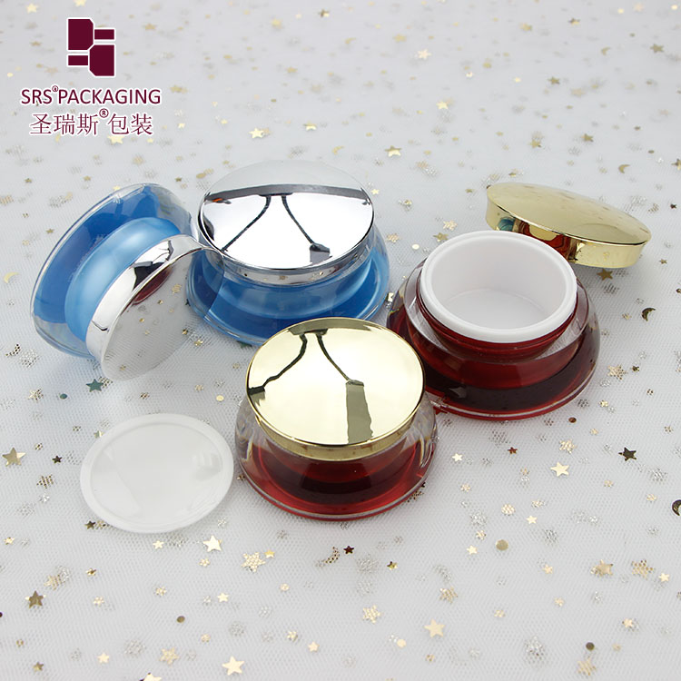 Skincare packaging 15g 30g cone shape doubal wall face cream jar