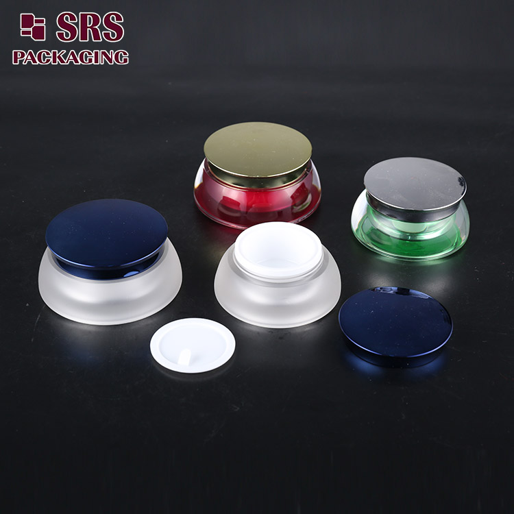 Skincare packaging 15g 30g cone shape doubal wall face cream jar