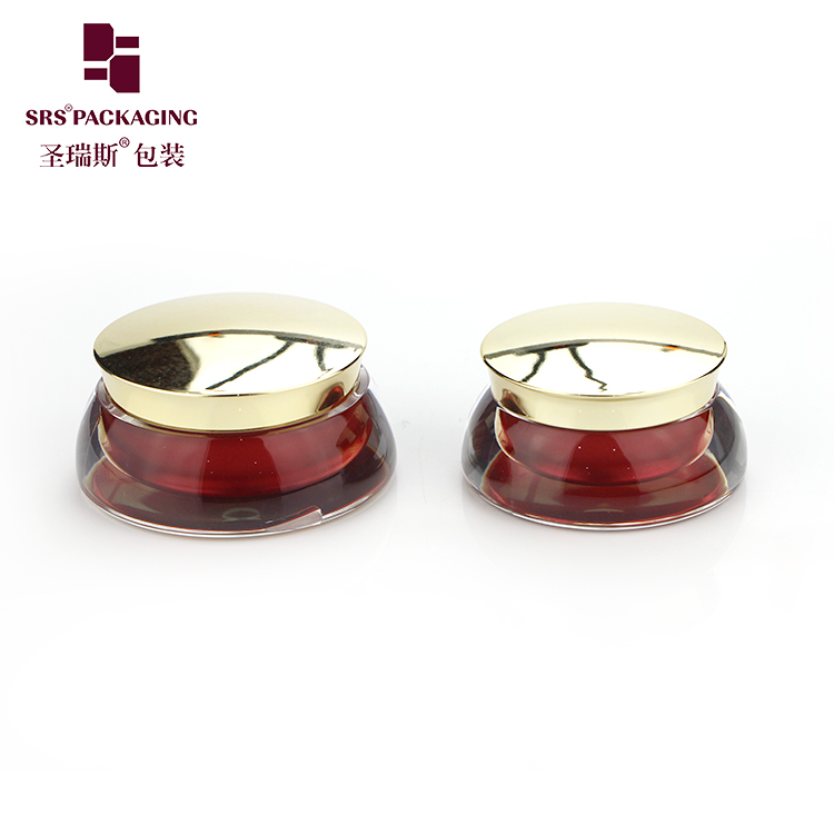 Skincare packaging 15g 30g cone shape doubal wall face cream jar