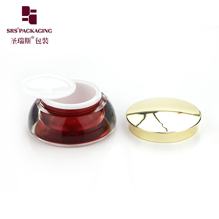 Skincare packaging 15g 30g cone shape doubal wall face cream jar