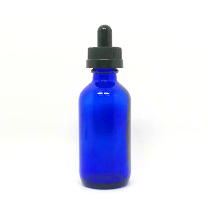 Skincare packaging 15ml 30ml 60ml 120ml empty Clear Blue Green amber black matte lotion Boston round glass dropper bottle