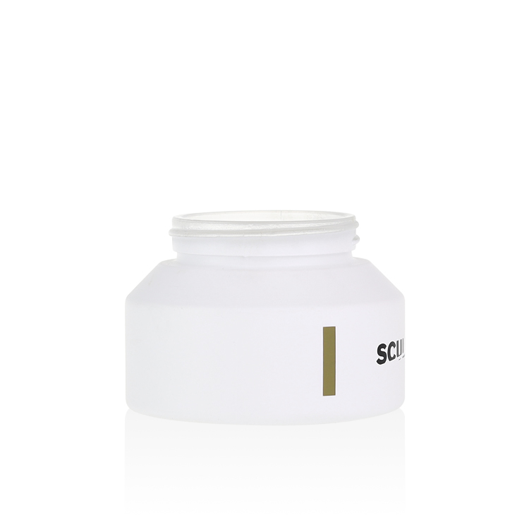 Skincare packaging 20g 30g 50g 100g white luxury candle jar with plastic lid