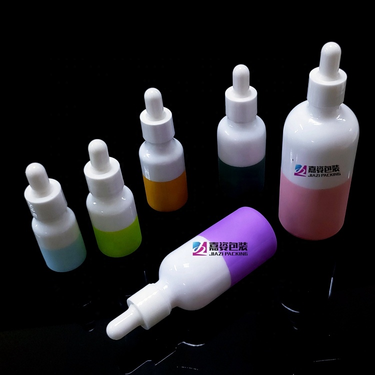 Skincare packaging skincare packaging porcelain glass bottle and jar opal glass skin care