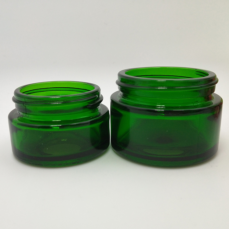 Skincare packing cosmetic cream 100ml 100g shiny black glass jar with golden lid for body scrub