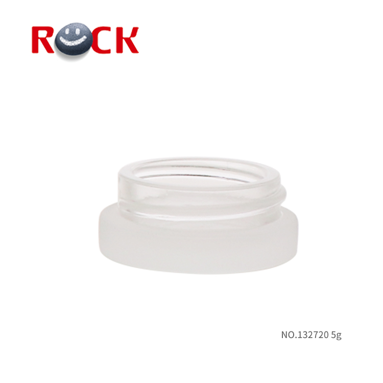 Skincare use 5g 10g cosmetics glass jar frosted