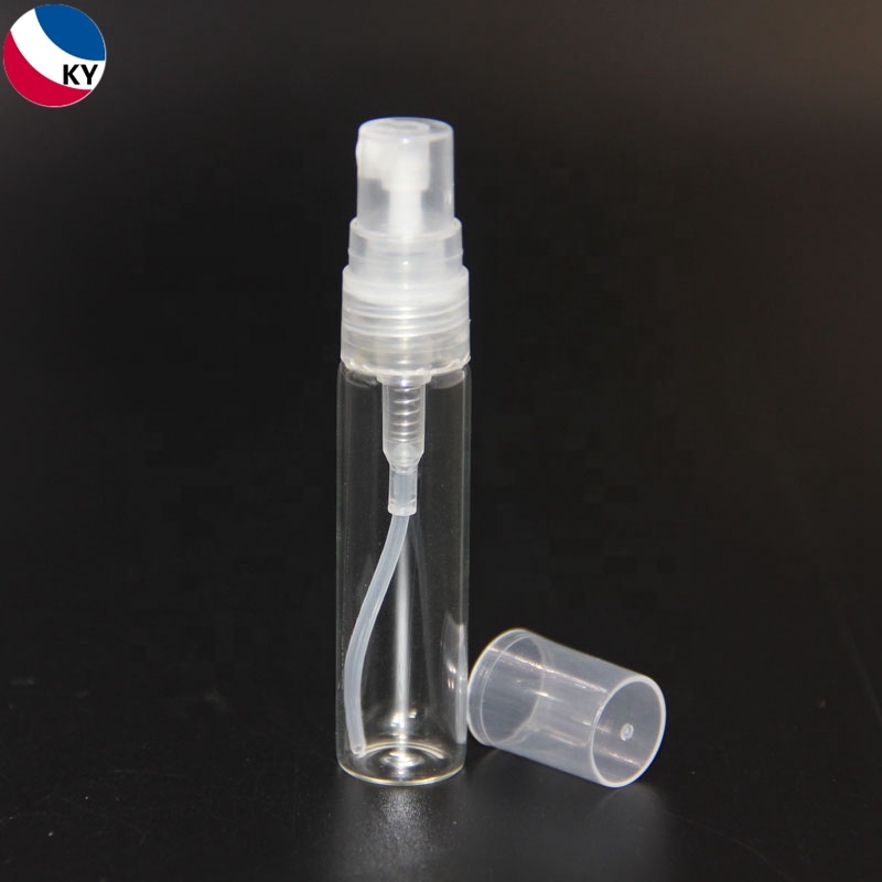Slim Mist Water Spray Perfume Glass Bottle Pen Type 5ml 6ml 8ml PUMP Sprayer Screen Printing Personal Care