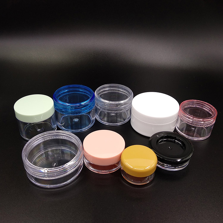 Small 10g 15g 20g 3ml 3g 5ml 5 Gram 20m 15ml 30g 30ml 10ml Cosmetic Container Makeup Sample Jar Ps Clear Plastic Jar