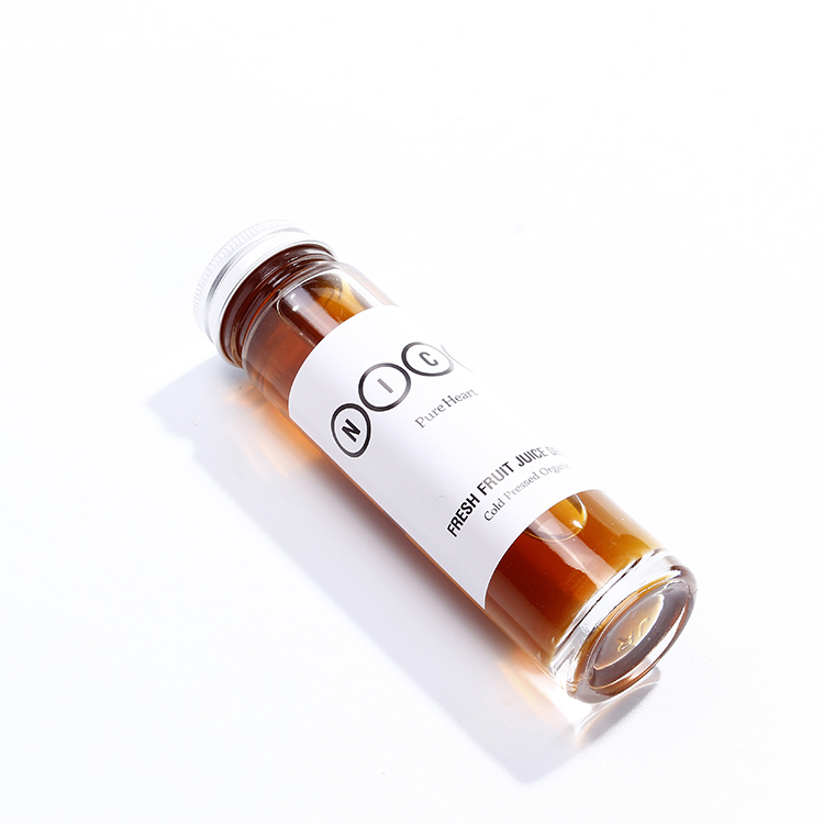 Small Cylinder 60ml Glass Kombucha Bottle Glass Tube Bottle With Screw Cap