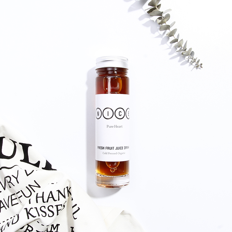 Small Cylinder 60ml Glass Kombucha Bottle Glass Tube Bottle With Screw Cap