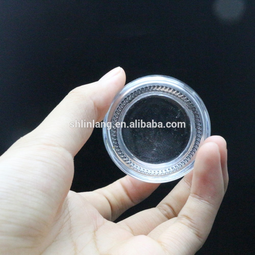 Small Empty 45ml Mini Glass Jars with Gold Lids Wedding Favors