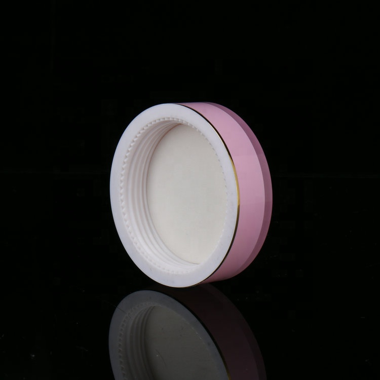 Small Empty Cosmetic Packaging Plastic Pink Face Cream Jar With Lid 30g 50g For Skincare Lip Balm Container