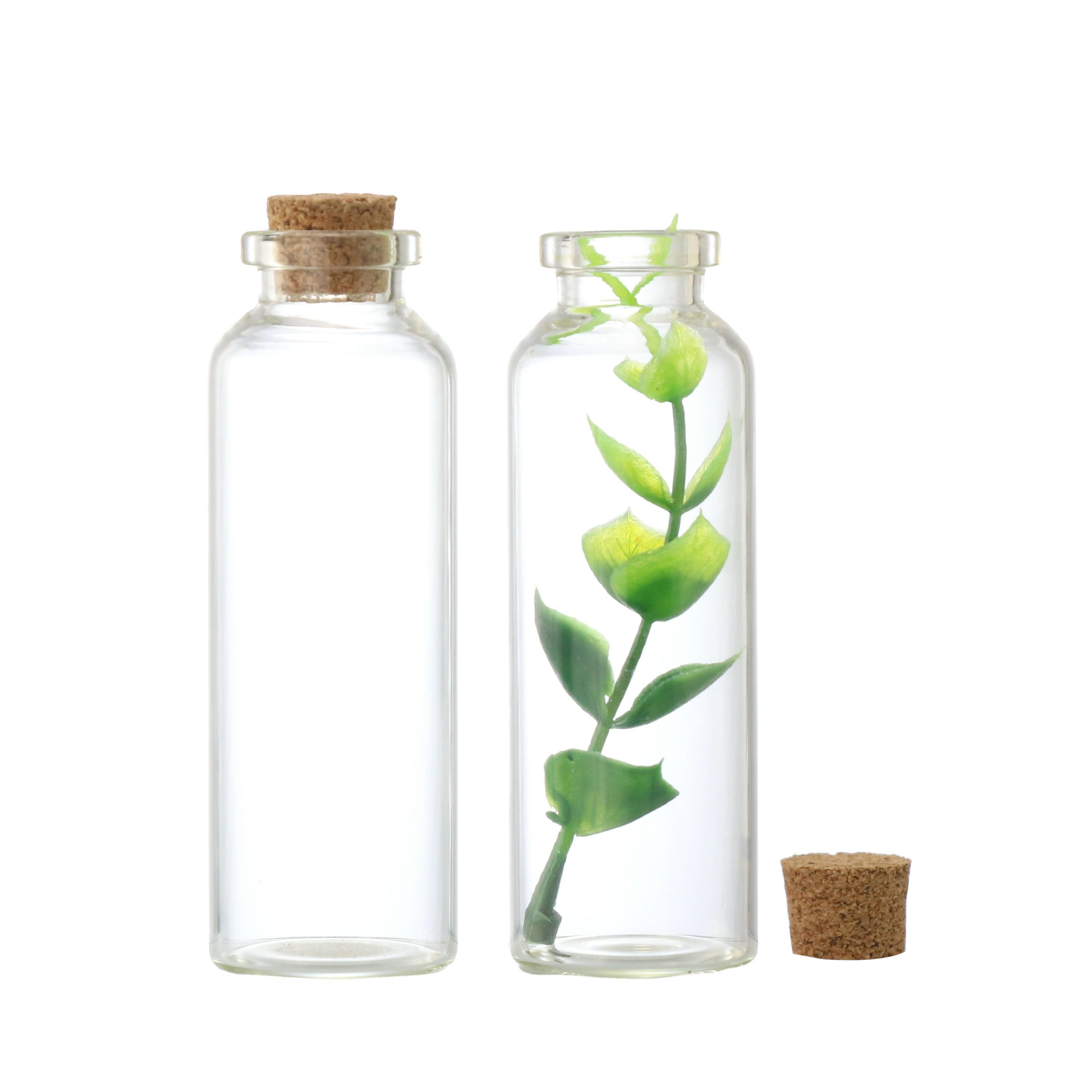 Small Glass Jars Message Vials With Lid Cheap Cork Stopper Bottle DIY Small Glass Bottle Mini Containers 22 diameter