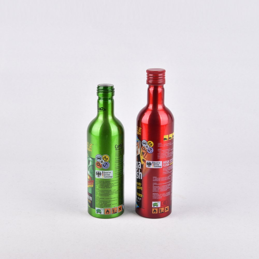 Small Long Neck Aluminum Fuel Oil Additive Bottle