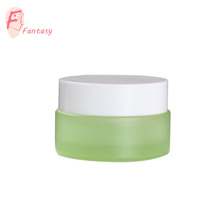 Small MOQ 20g 30g 50g Empty Personal Care Cosmetic Glass Bottle Cream Jar