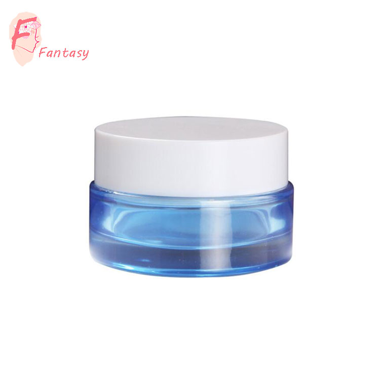 Small MOQ 20g 30g 50g Empty Personal Care Cosmetic Glass Bottle Cream Jar