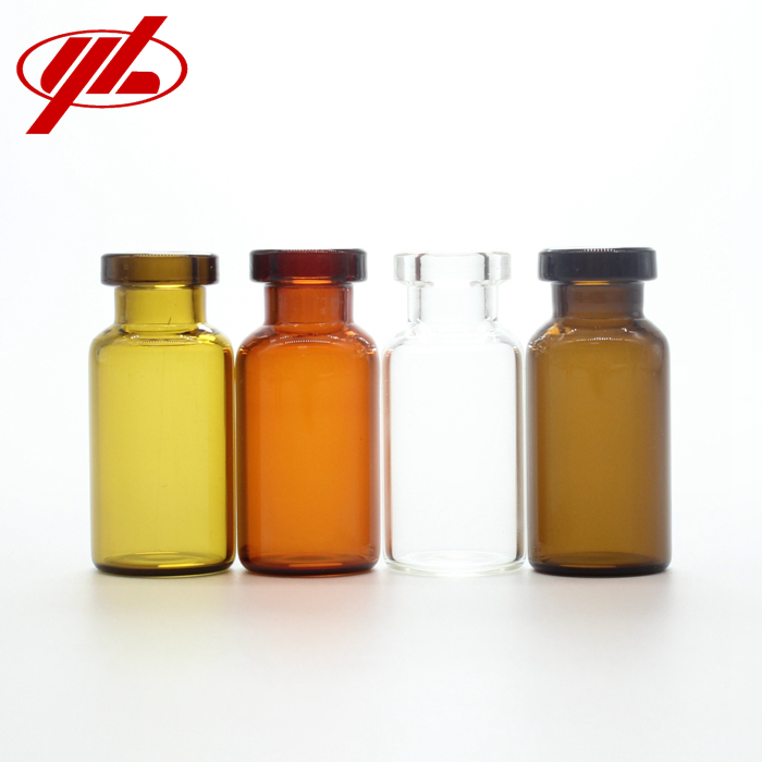 Small Mini Amber Clear Tubular Glass Vial for Injection