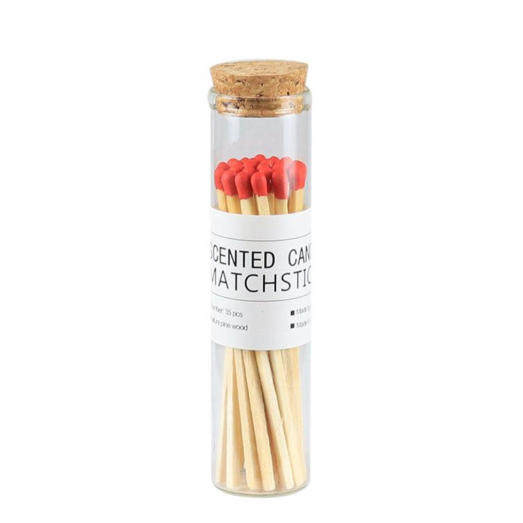 Small Mini Custom Clear Air Tight Glass Storage Container Jar with Cork Lid