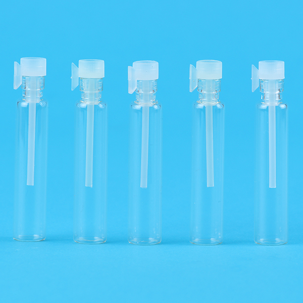 Small Sample Brown Plastic Drip Perfume Bottle Empty test tube glass bottle 1 ml 2ml perfume tester fragrance sample bottle