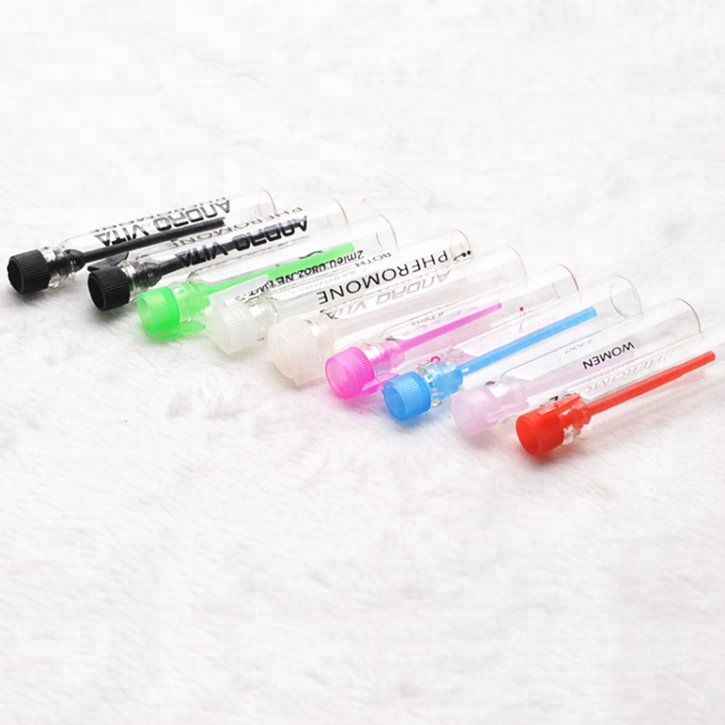 Small Sample Brown Plastic Drip Perfume Bottle Empty test tube glass bottle 1 ml 2ml perfume tester fragrance sample bottle