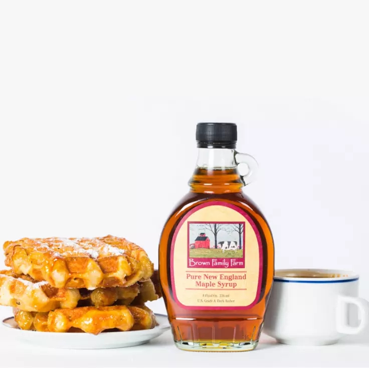 Small canada maple suger glass honey bottle with plastic lid for jam sauce