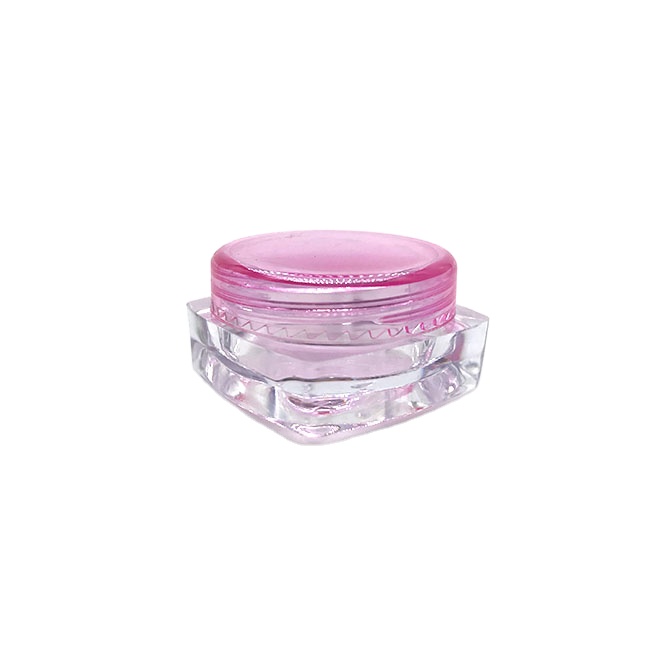 Small container cosmetic 5g plastic jars with screw lid