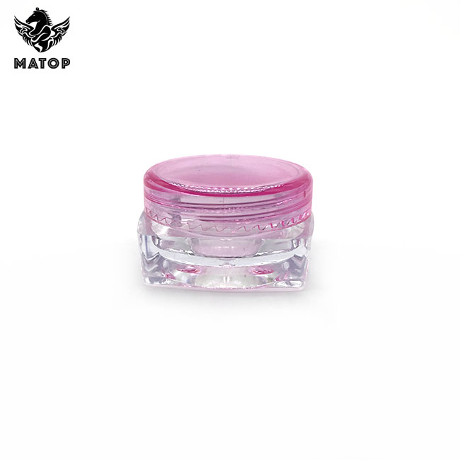 Small container cosmetic 5g plastic jars with screw lid