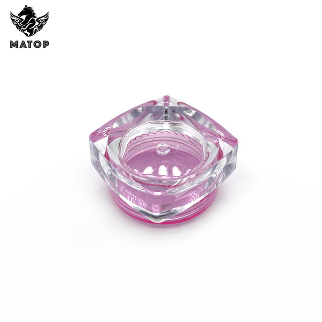 Small container cosmetic 5g plastic jars with screw lid
