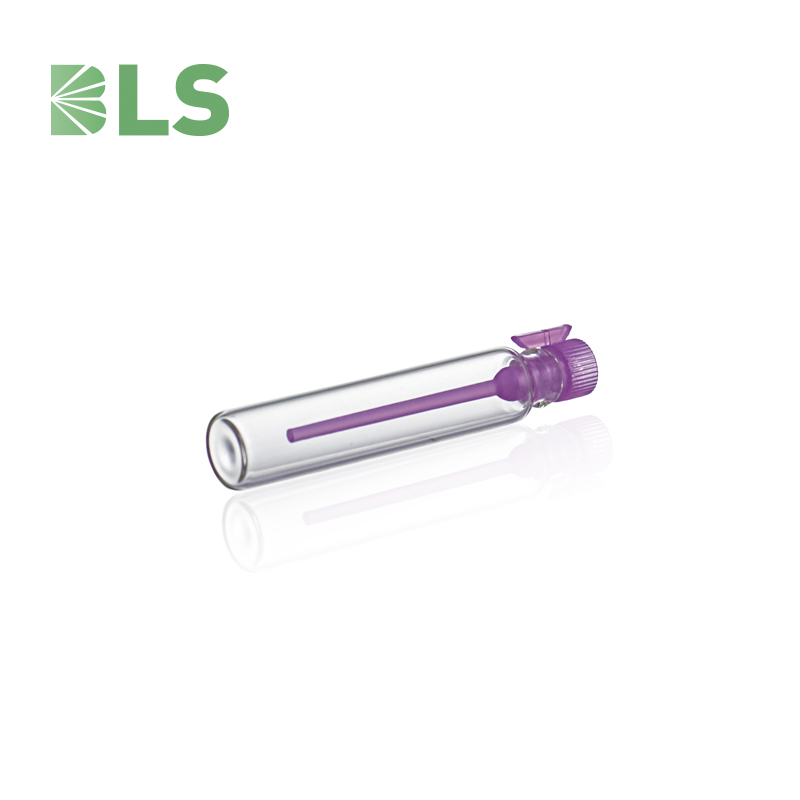 Small customized 1 ml vial for glass perfume bottle packaging