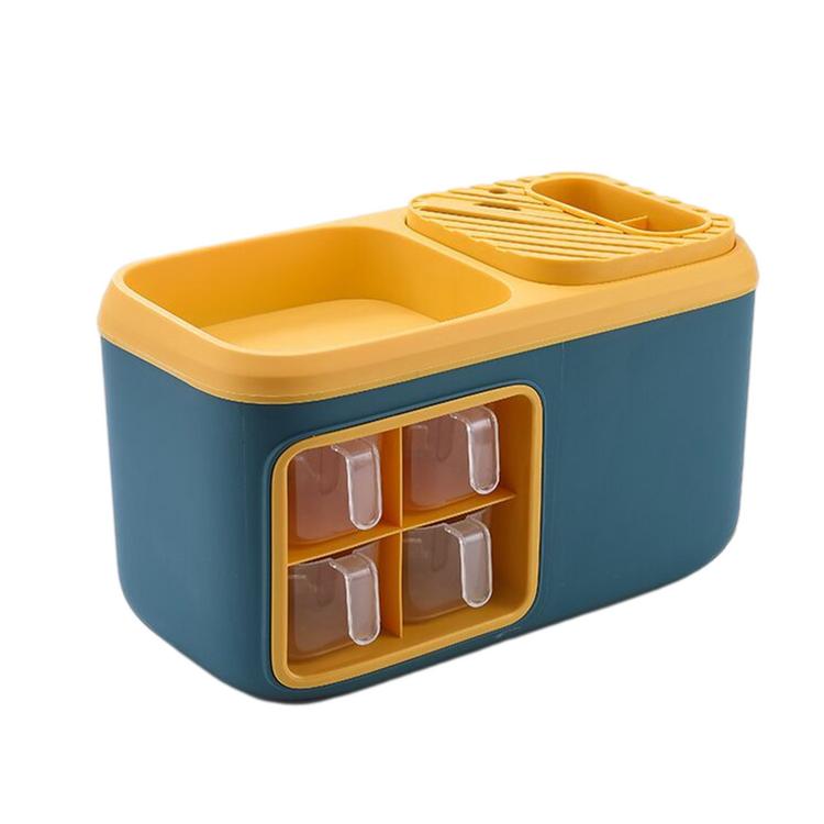 Small kitchen shelf seasoning box seasoning jar storage rack chopsticks storage box kitchen supplies