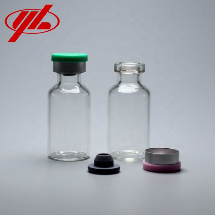 Small pharmaceutical bottles clear 10ml glass vial