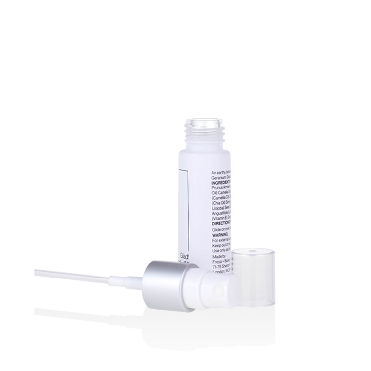 Small size 10ml mini cosmetic sample fine mist spray glass bottle white color perfume glass bottles