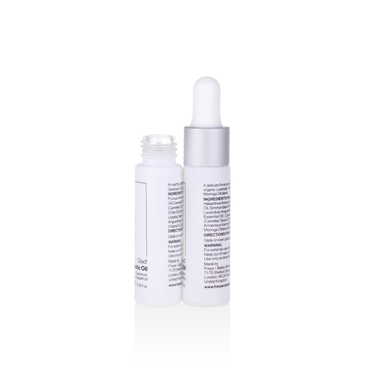 Small size 10ml mini cosmetic sample fine mist spray glass bottle white color perfume glass bottles
