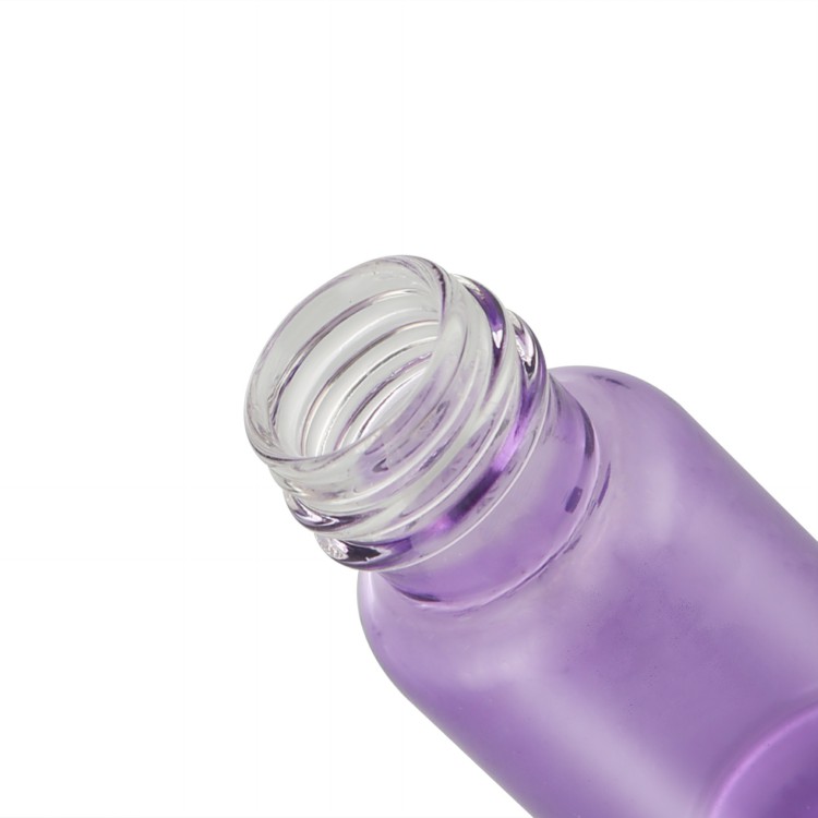 Small size sampels test 3ml 5ml purple glass fine mist spray bottle with spray for perfume