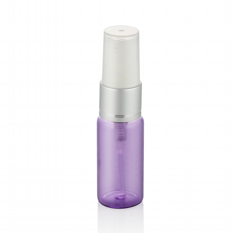 Small size sampels test 3ml 5ml purple glass fine mist spray bottle with spray for perfume