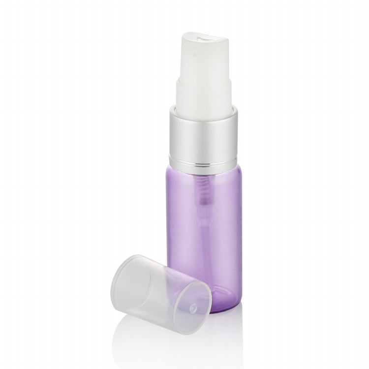 Small size sampels test 3ml 5ml purple glass fine mist spray bottle with spray for perfume