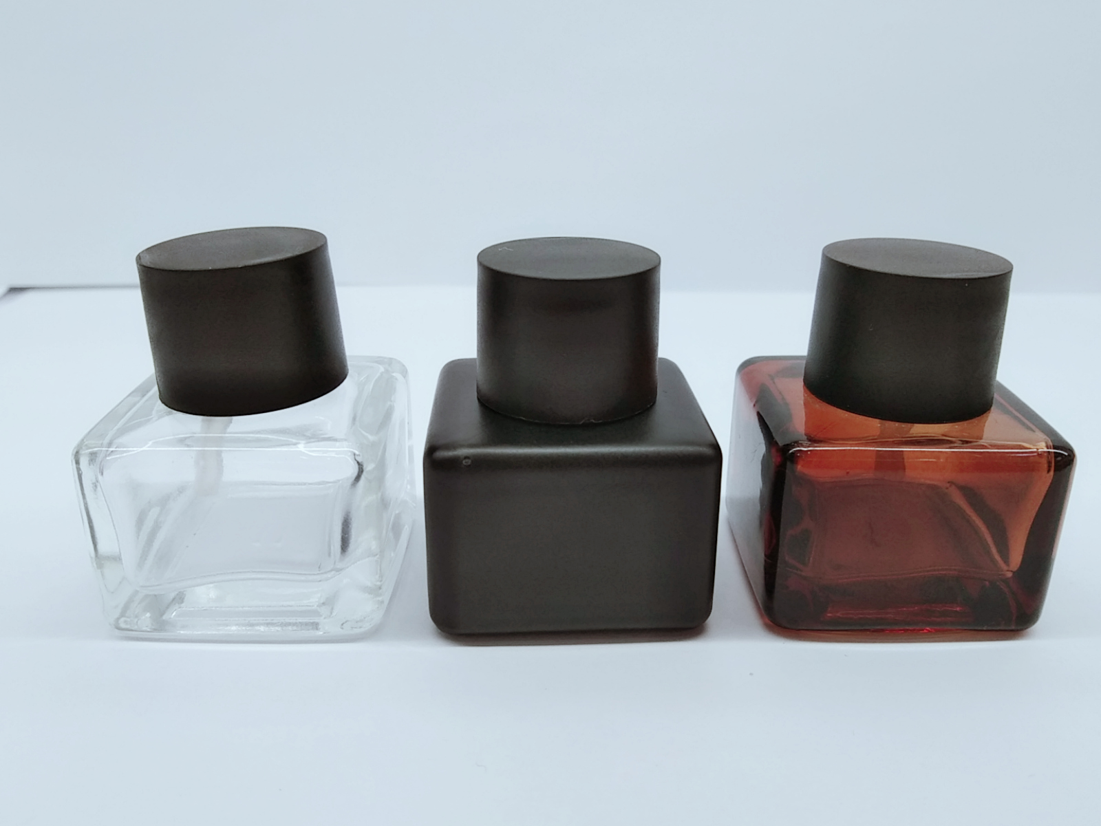 Small square private perfume glass bottle for 5ml