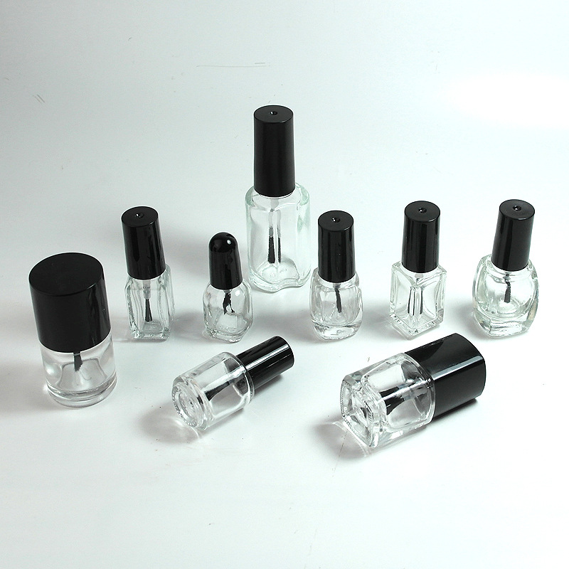 Small style design nail polish bottle glass