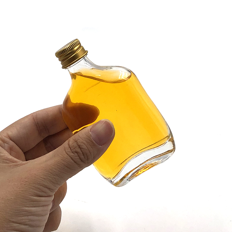 Small wine empty bottle flask 50ml mini retro glass bottle liquor