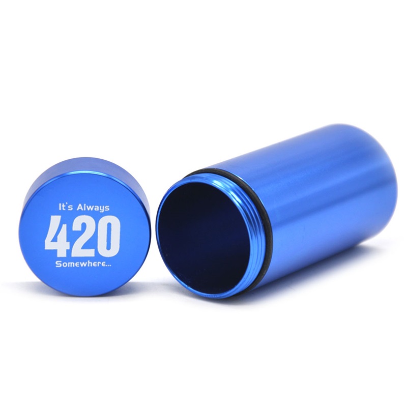 Smell Proof Weed Container Jar Air Tight Weed Container Metal Custom Stash Jar Container Smoking Accessories Wholesale
