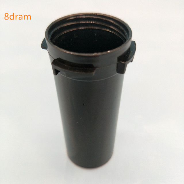 Smell children resistant proof pill bottle reversible pharmacy vials