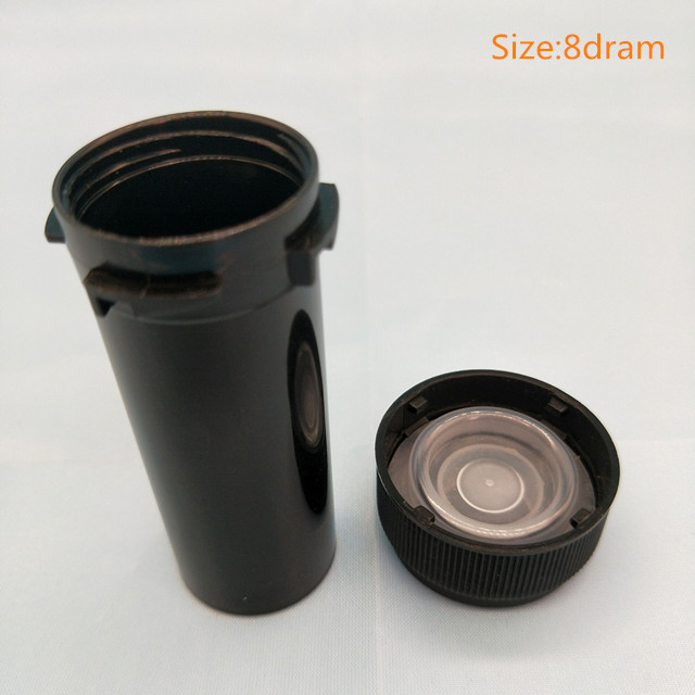 Smell children resistant proof pill bottle reversible pharmacy vials