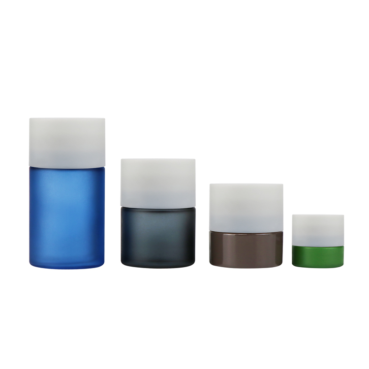 Smell proof 5 50 70 110 150 220 ml airtight weed stash glass jars child proof cbd flower container with wooden cap