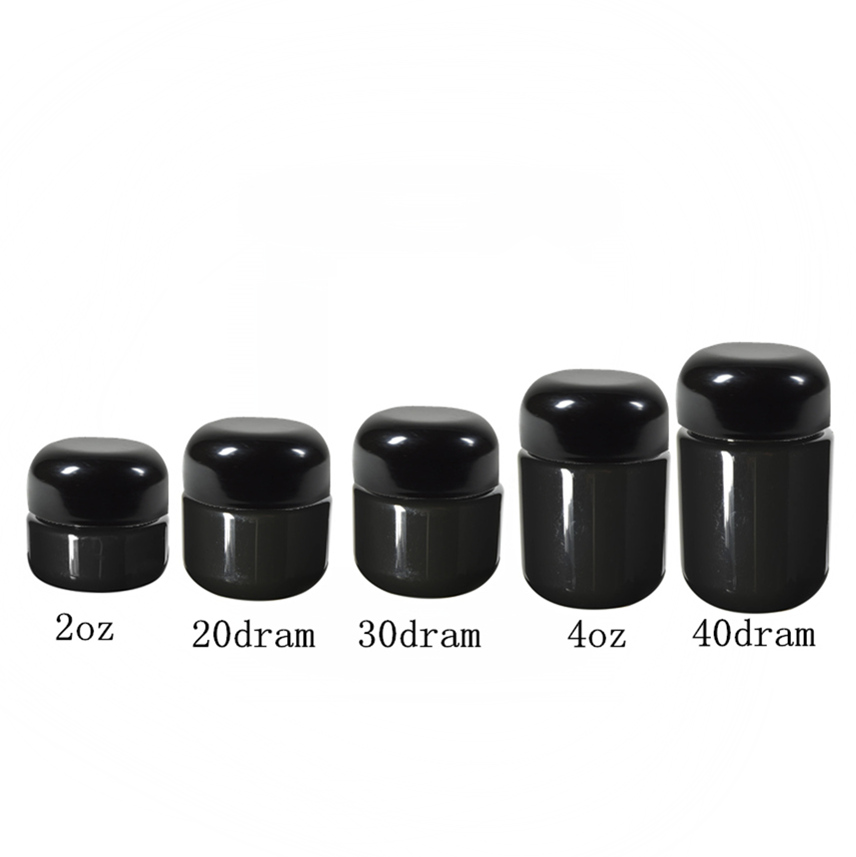 Smell proof 60 ml 90 ml 120 ml 150ml 200ml airtight weed stash Plastic jar child proof cbd flower container with cap